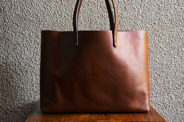 Wide Tote/Vintage Brown - 1 Weeks Preorder