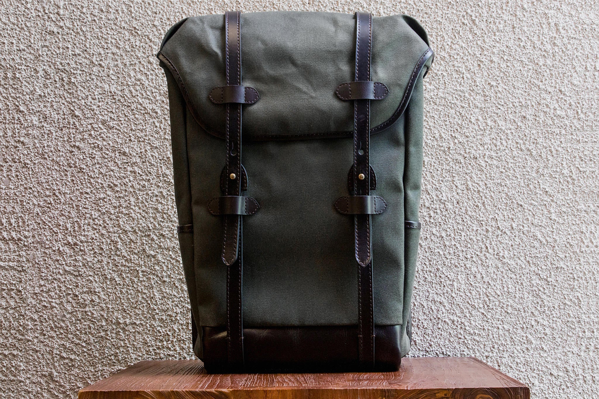 Daypack/Olive - Waxed Twill