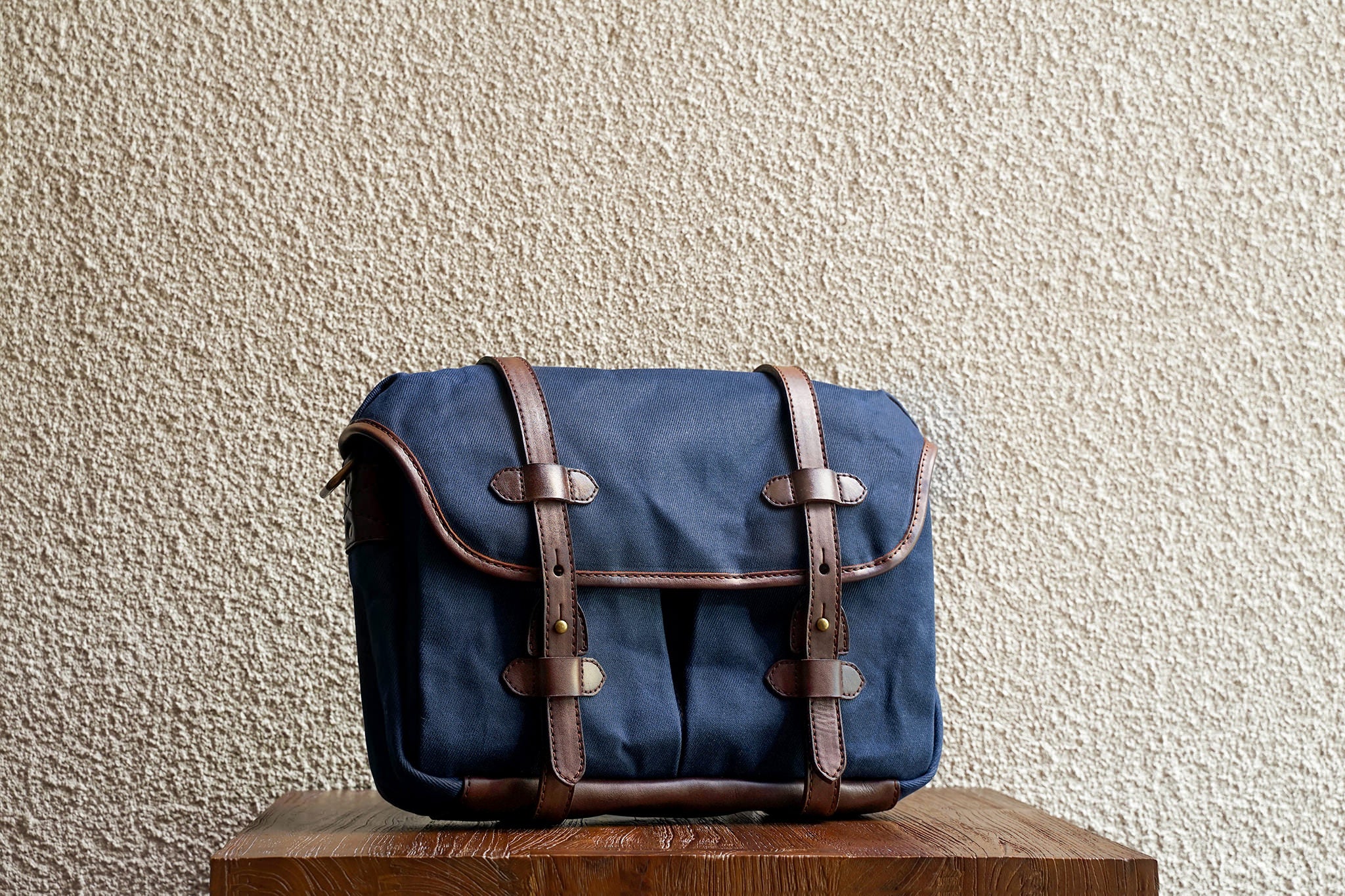 F.C. 13/Navy - Waxed Twill