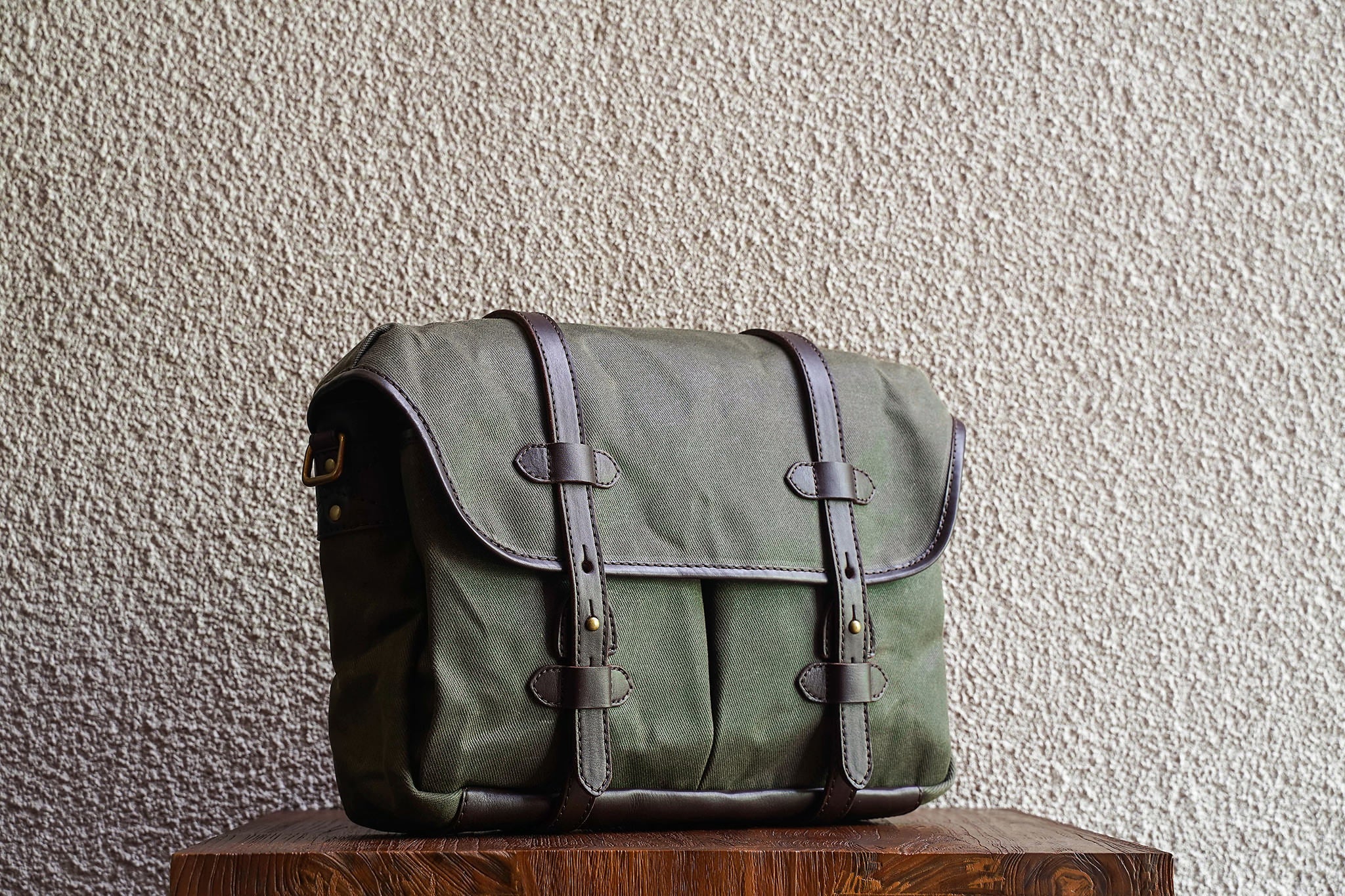 F.C. 15/Olive - Waxed Twill