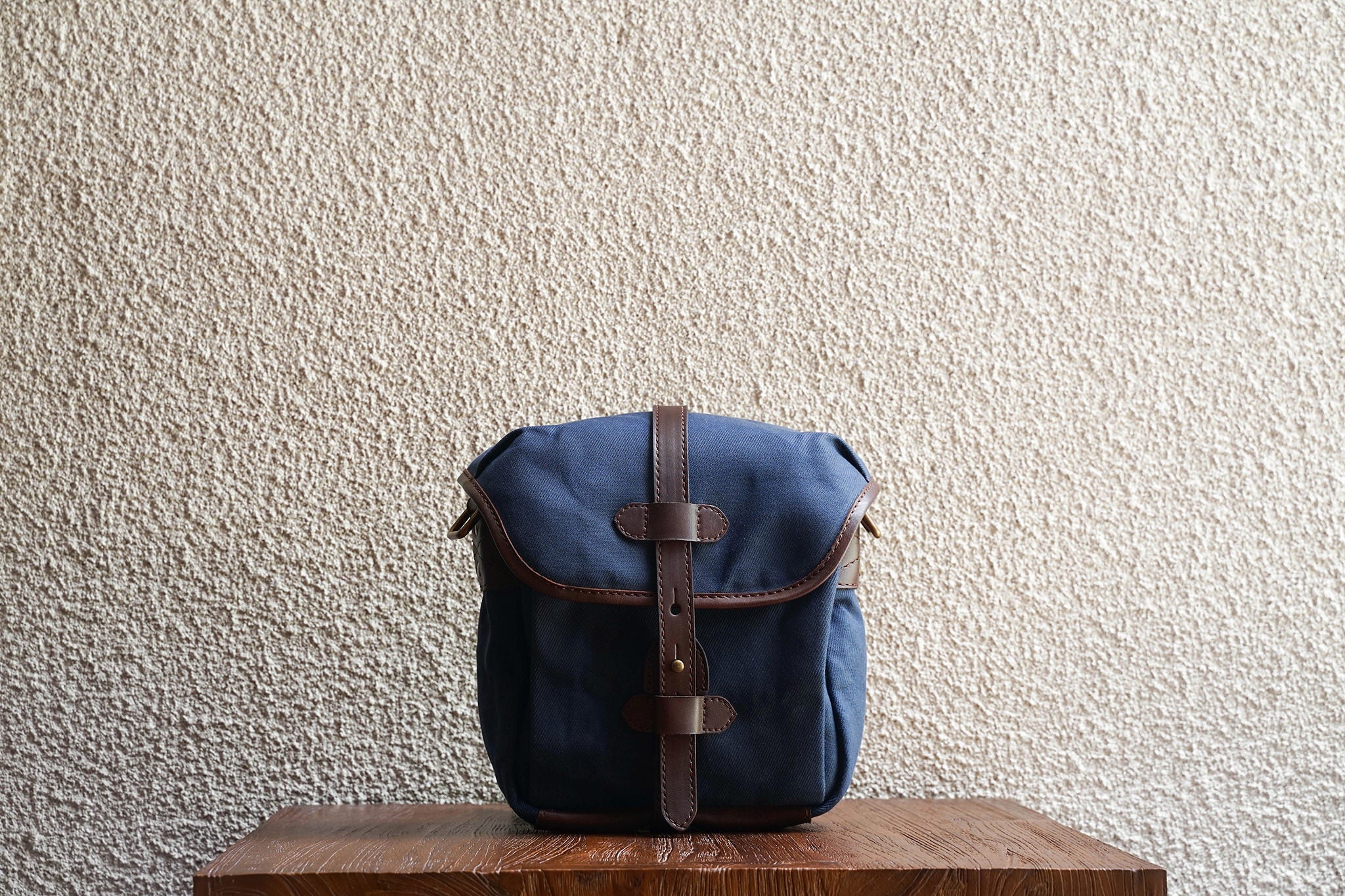 F.C. 7/Navy - Waxed Twill