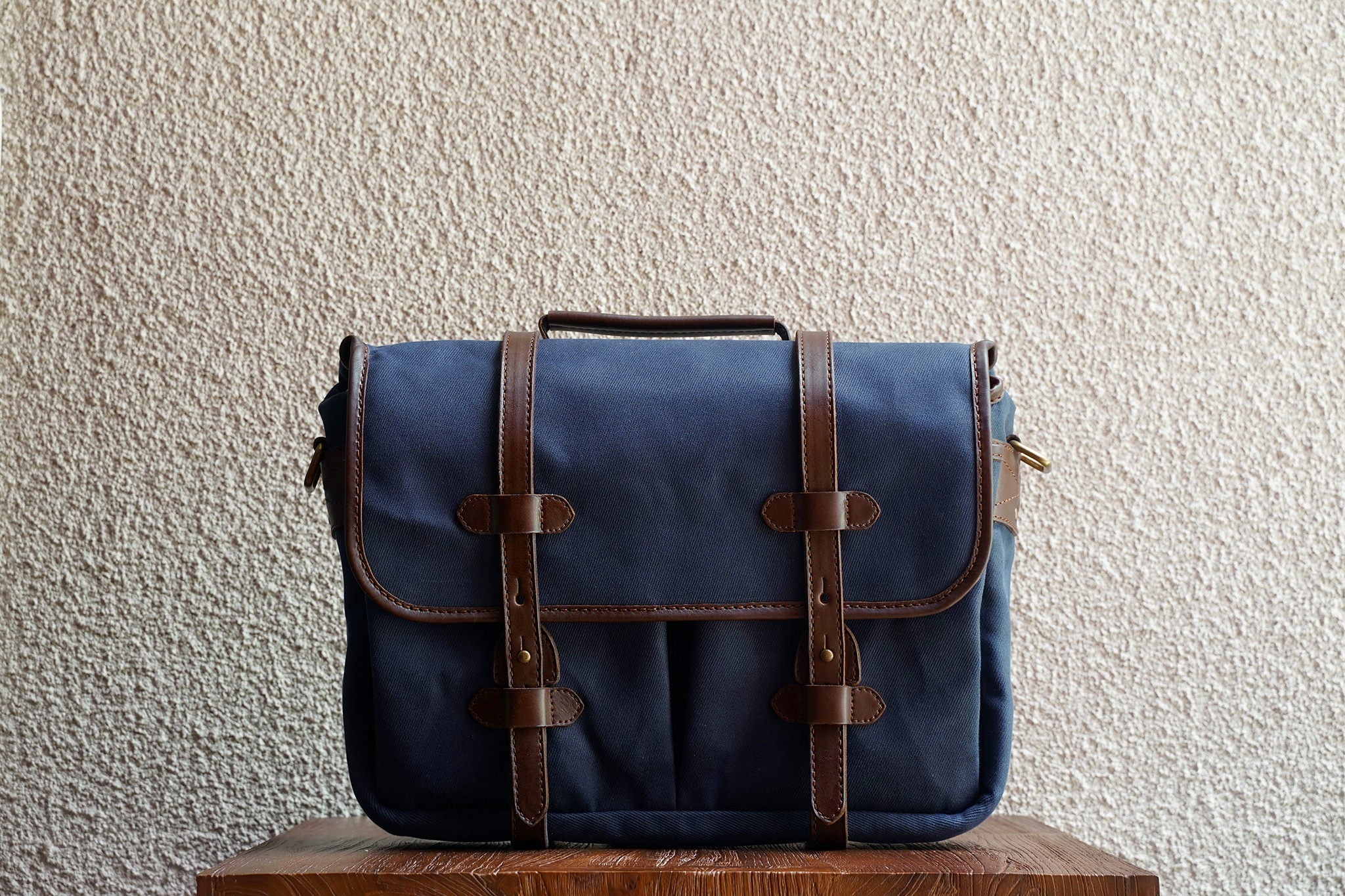 Rana 15/Navy - Waxed Twill