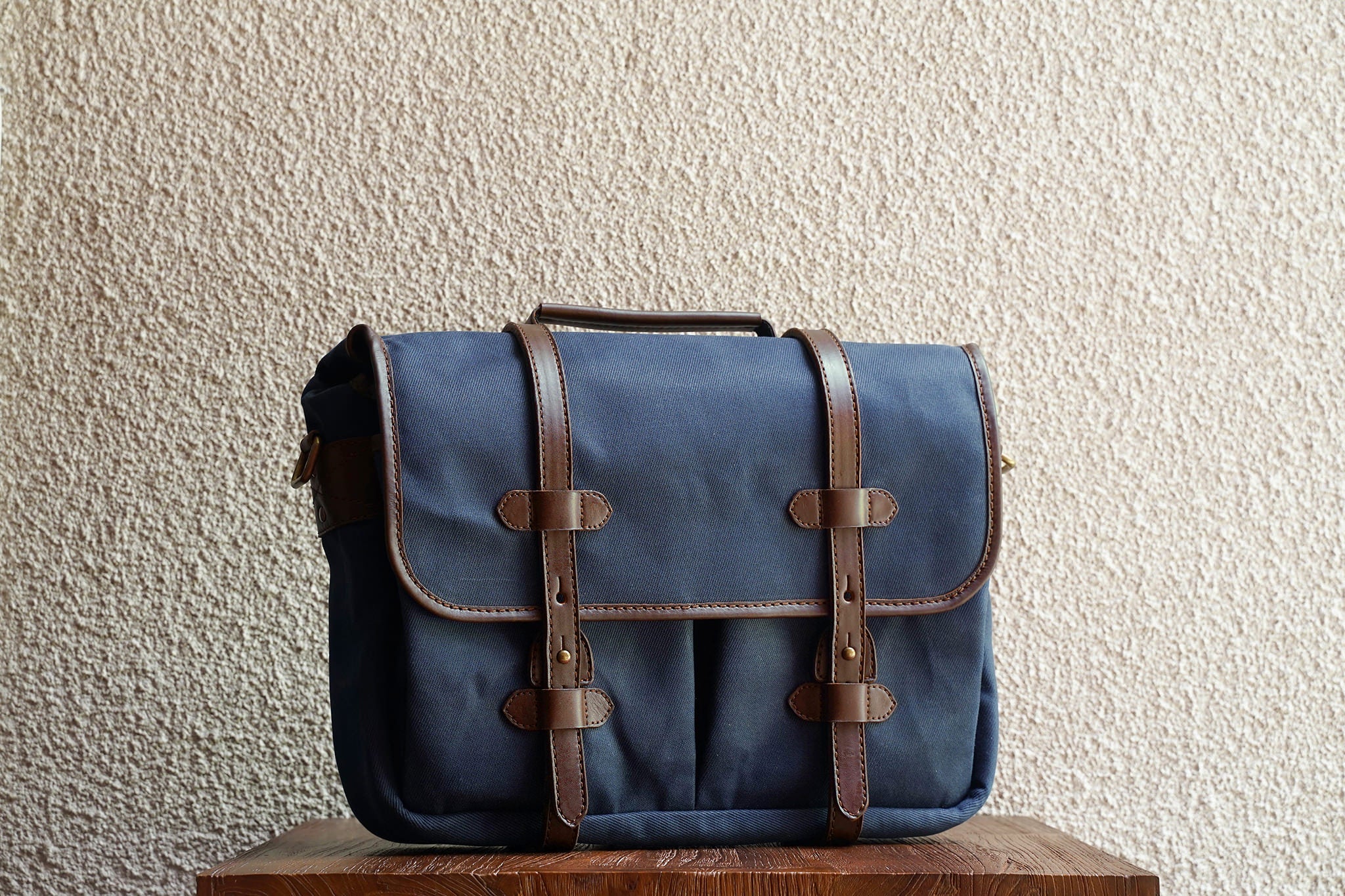 Rana 15/Navy - Waxed Twill